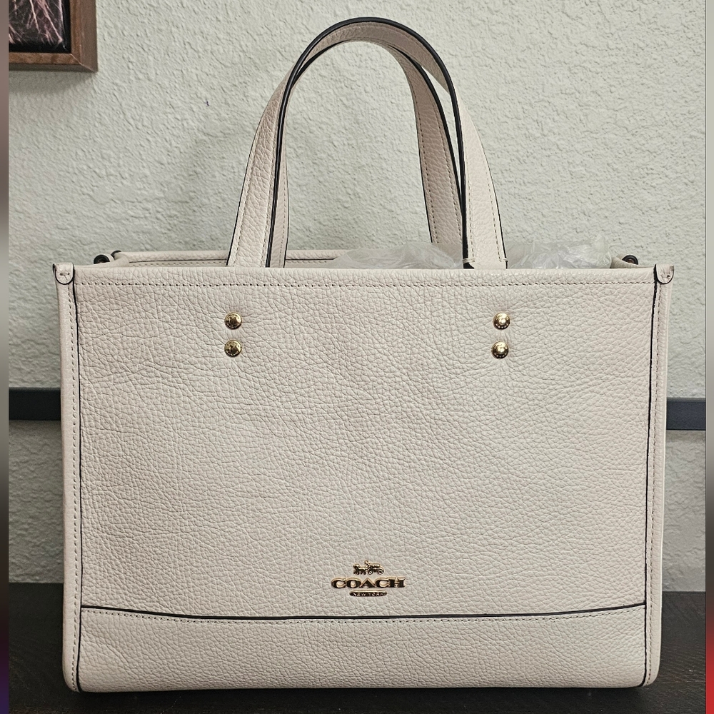 Off White Colored Coach Dempsey - image 1